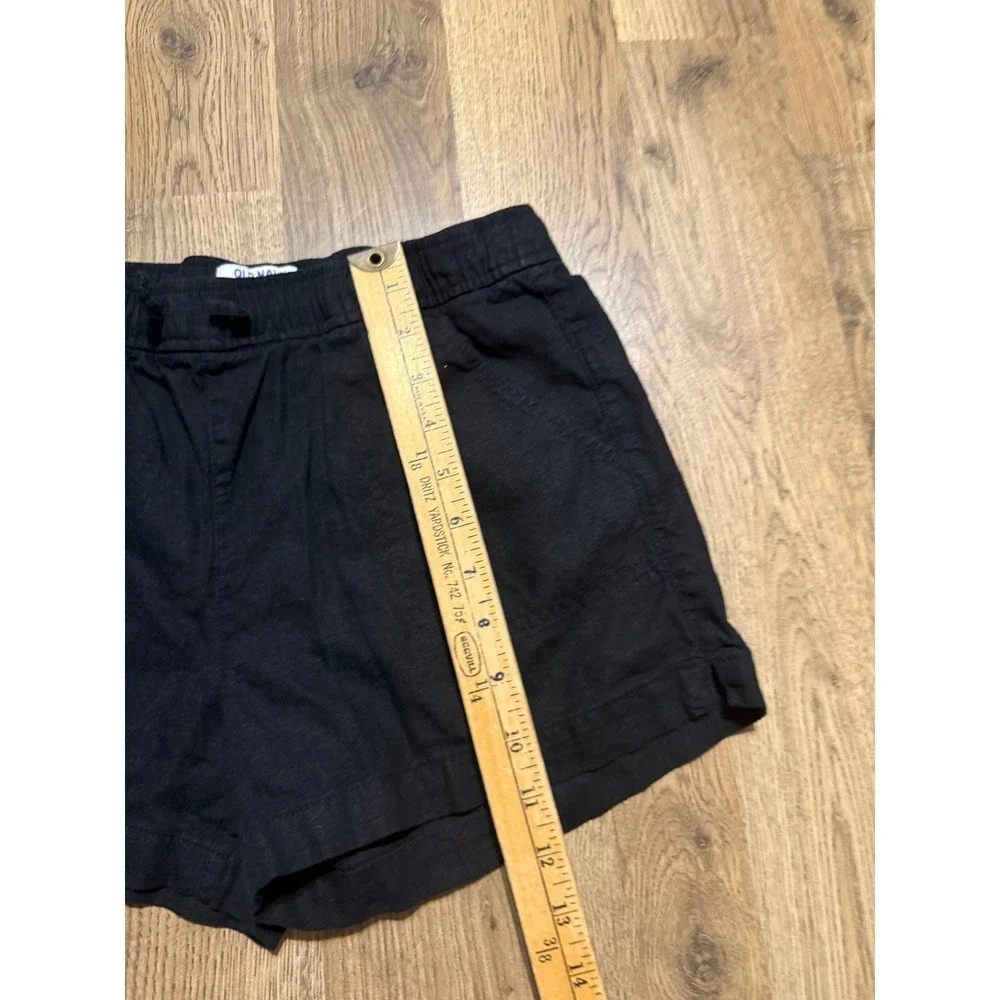 Old Navy Shorts Girls Size XL 14-16 Black Pull-On Functional Drawstring Casual